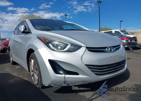 2016 Hyundai Elantra Se from USA, damaged, VIN 5NPDH4AE4GH739638